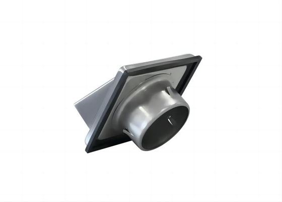 4 Zoll Trocknerventilationsabdeckung 304 Edelstahl Wand Abgasabdeckung mit 4 Schraubwaschmaschinen Wettersicherheit Außenwandventilationsabdeckung