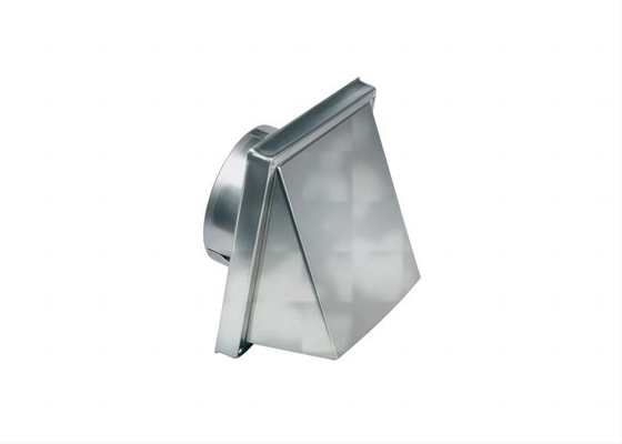 4 Zoll Trocknerventilationsabdeckung 304 Edelstahl Wand Abgasabdeckung mit 4 Schraubwaschmaschinen Wettersicherheit Außenwandventilationsabdeckung