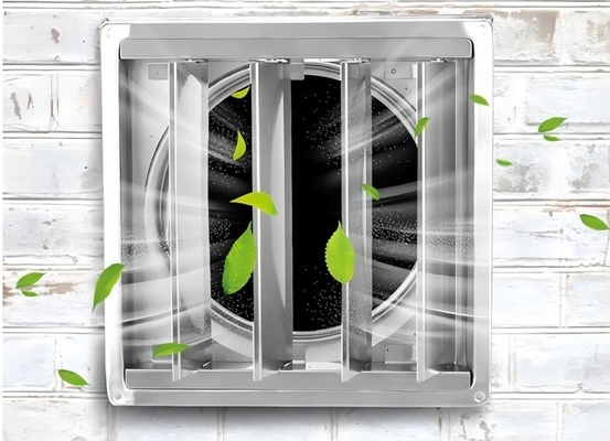 Neue Ankünfte 100mm Lüftungskanal Grill Edelstahl Wand Quadrat Trockner Extraktor Ventilator Steckdose