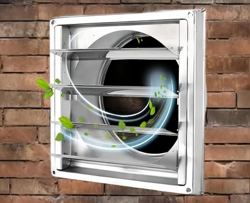 Großhandel 4 Zoll Luftlüftkanal Grill SUS304 Ventilator 100mm Ausgang Wand Quadrat Luftlüft, Quadrat Tumble Trockner Extraktor