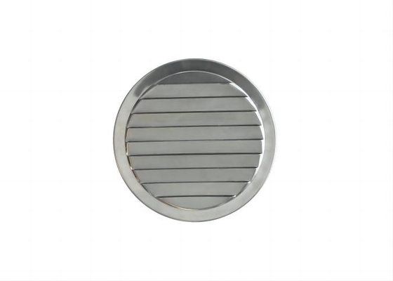 Fabrikpreis Weißes Pulver beschichtet Guss Aluminium Louvre Vent Grill mit Edelstahl Insektengitter Qualität Hardware