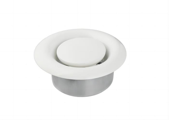 Stahlventilationsgitter Luftdiffusordisk Luftabgas Metallventil Rundluftöffnungen