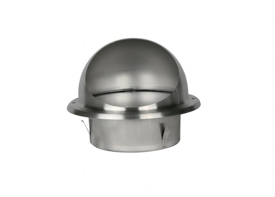 316 Edelstahl Marine Boot Lüftungsventilator Abdeckung 4 &quot;Rund Louvered Lüftungsventilator