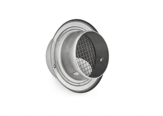 304 Edelstahl-Wandventilationsöffnung mit eingebauten Fliegenschutznetzen für die HVAC-Lüftung