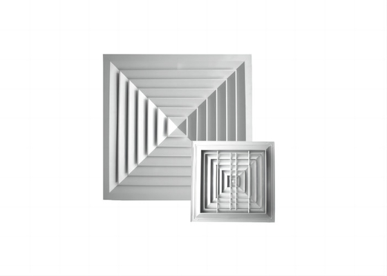 Luftterminal 4-Wege-Diffusor Lüftung Quadrat-Diffusor mit Plenum