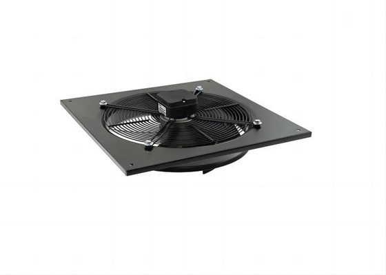 220V Hochgeschwindigkeitsquadratischer axaler Abflussventilator Schwarz 12 In 2800rpm mit Doppelnetzdeckel für HVAC-Systeme