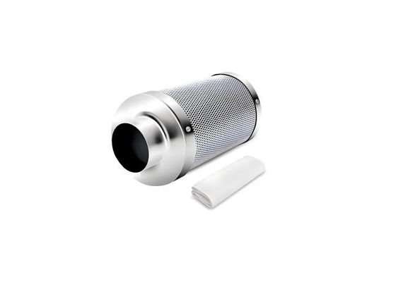 4 Zoll Aktivkohlenstofffilter Hydroponik Aktivkohlenstofffilter Holzkohle Innenanlagen Luft Abgasfilter Baumwolle Luft
