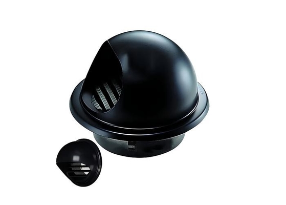 Schwarz Farbe 304 Edelstahl Kugelgitter Ø 125 mm mit Klingen und Moskitonetz
