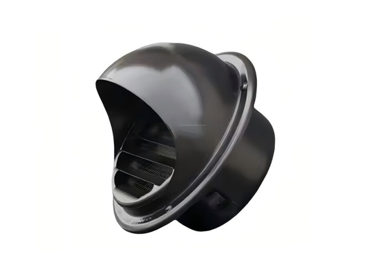 Futek Lüftung HVAC schwarze Edelstahl Kugelgitter 100mm Lüftungsöffnungen Lamellen