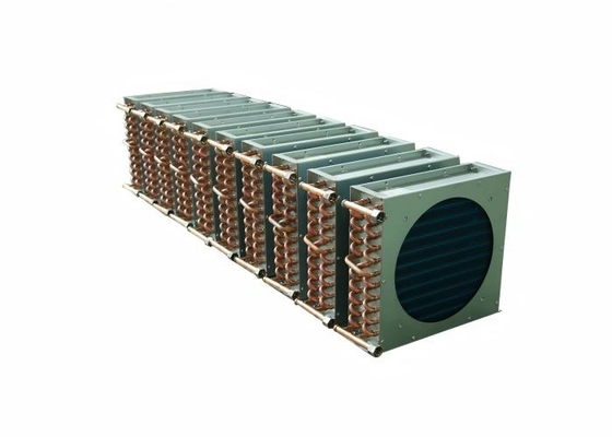 Kupferrohrplattenflosse mit geteilter AC-Kühlspirale Kondensator-Dampferwärmetauscher