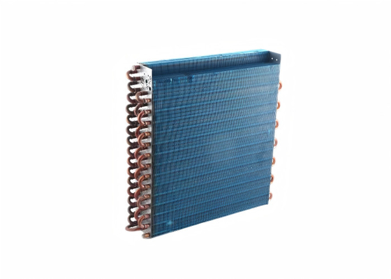 Hochwertige 15X15 Kupferrohr Aluminiumflossen Wasser-Luft-Wärmetauscher Warmwasser-Heizspule