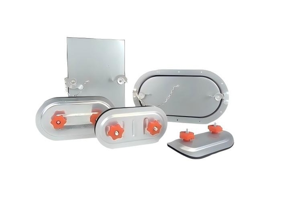 100/125mm Metallzugangsbrett für Kanalkanal Zugangstür HVAC Kanalzugangstür mit Griff