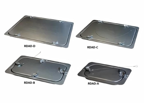 HVAC-Kanal Flat Sandwich-Zugriffstüren mit korrosionsbeständigen Zinkplattierten Muttern, Bolzen, Federn