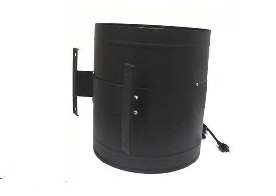 10 Zoll Inline-Ventilator 1019 CFM Kanalverstärker Auspuffkühlung Lüftungskanne Ventilator Schwarz