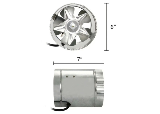 100 mm Inline-Kanal-Booster-Ventilator Auspuffventilationskanne Kanalventilator