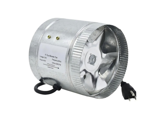 Inline-Lüftungs-Auspuffventilator 6&quot;/150mm Metallklinge 25W Lüftungskanal Inch Extraktor